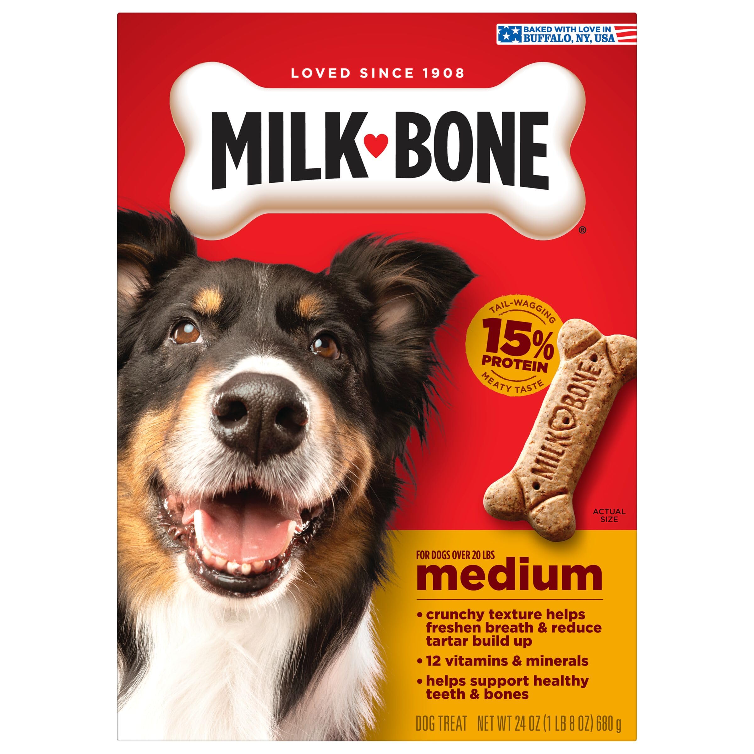 Milk-Bone Original sabor que acompaña juegos y paseos