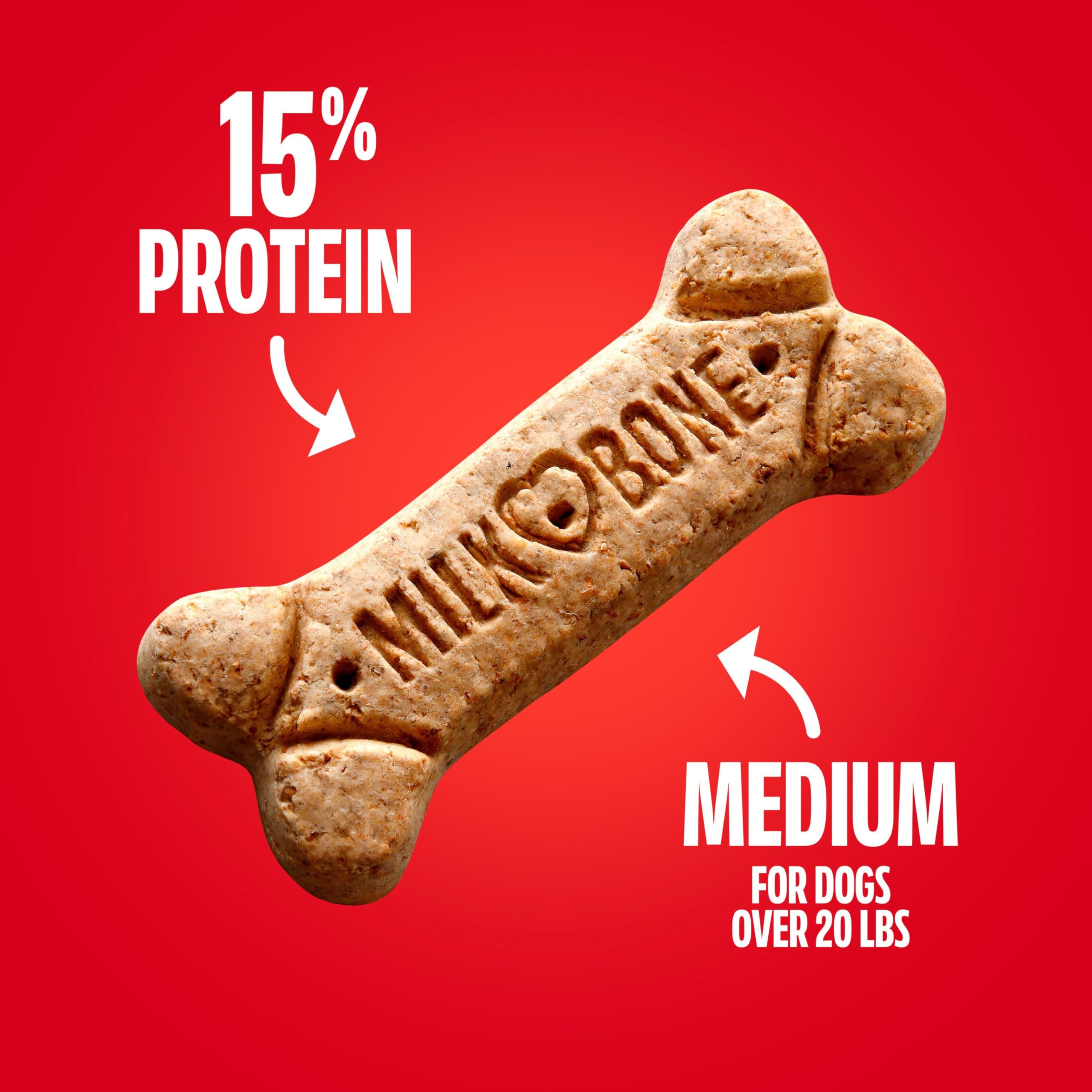 Milk-Bone Original galletas con 15 por ciento proteína para perros activos