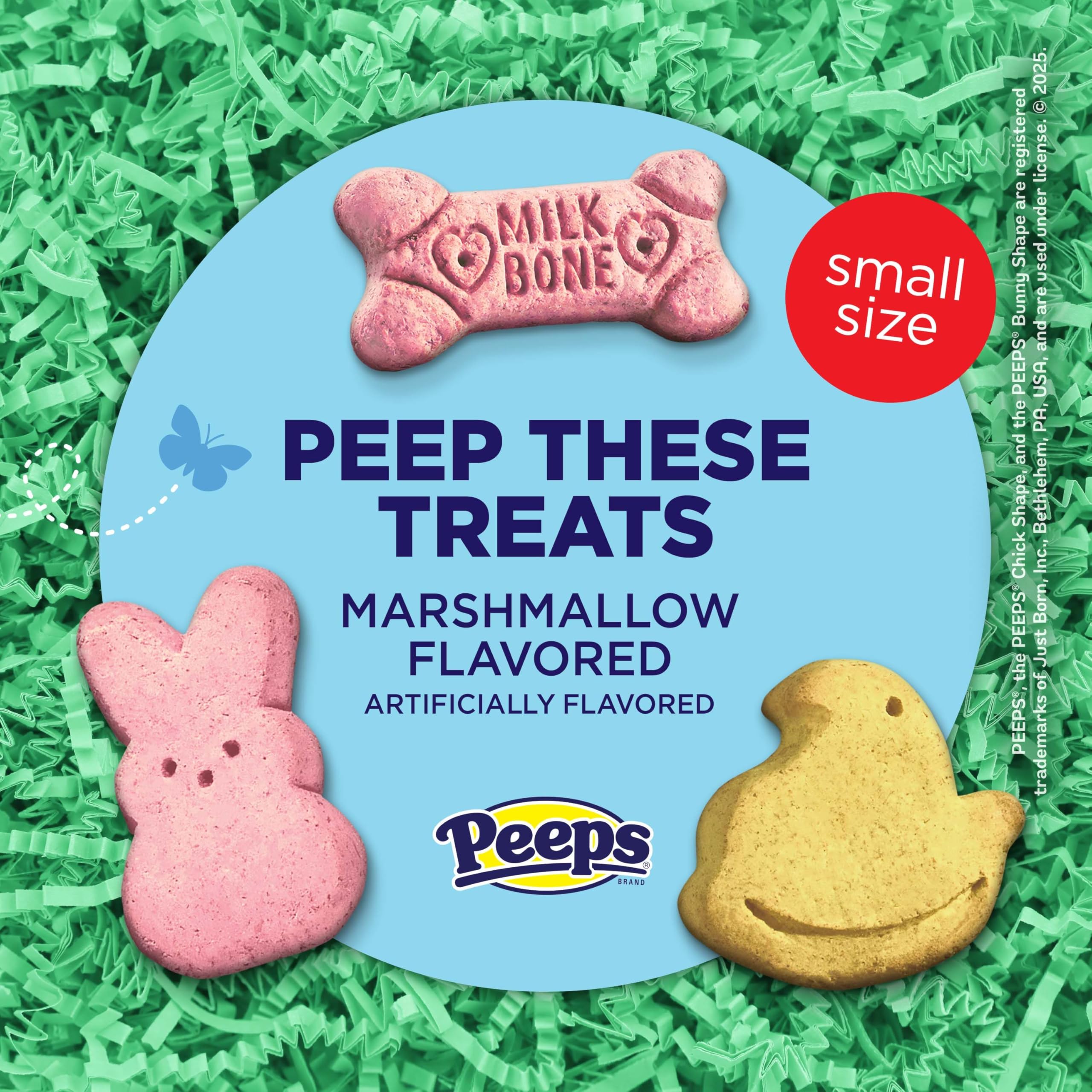 Milk-Bone PEEPS: colores festivos que atraen la vista durante la temporada.
