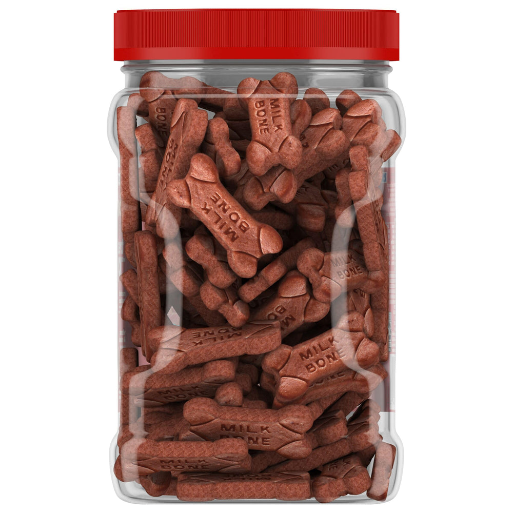 Milk-Bone tender-texture close-up communicates easy chewing for seniors
