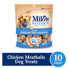 Milo's Kitchen albóndigas de pollo, ingredientes reales para snack diario