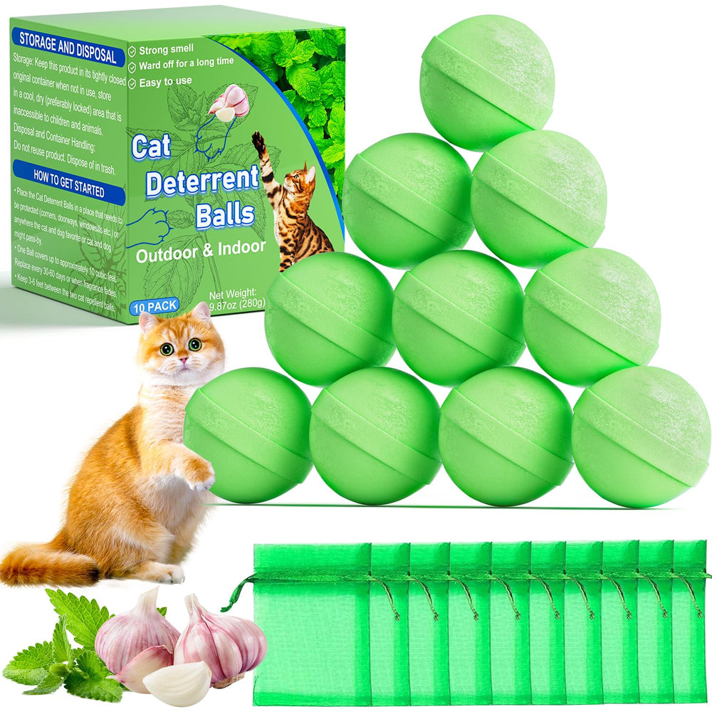 Deterrente para gatos exterior de Mimo Style con menta para mantener gatos fuera del jardín