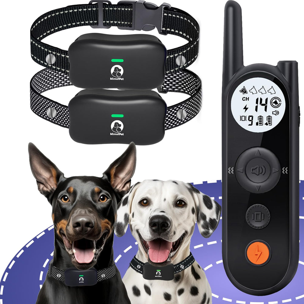 MIMOFPET cerca inalambrica para dos perros, delimita zonas seguras en casa y jardín.