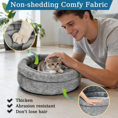 Cama donut MINGT con doble capa para mayor durabilidad y confort