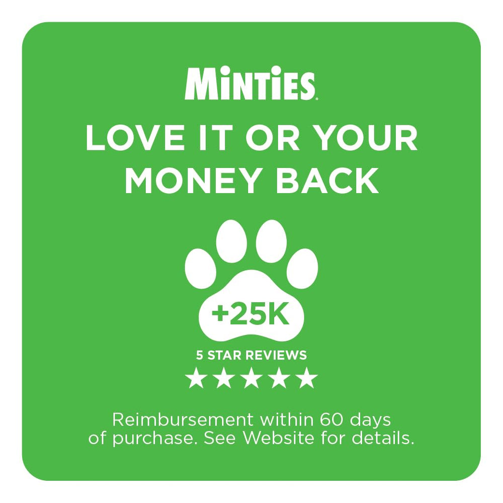 Minties dental treats suitable for cats of all sizes and breeds