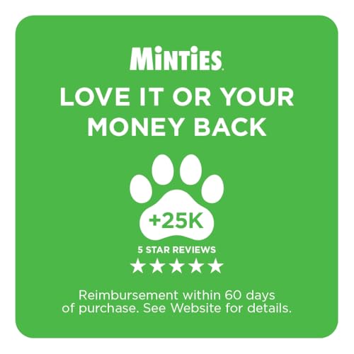 Minties: ideal como premio diario o refrescador de aliento tras las comidas.