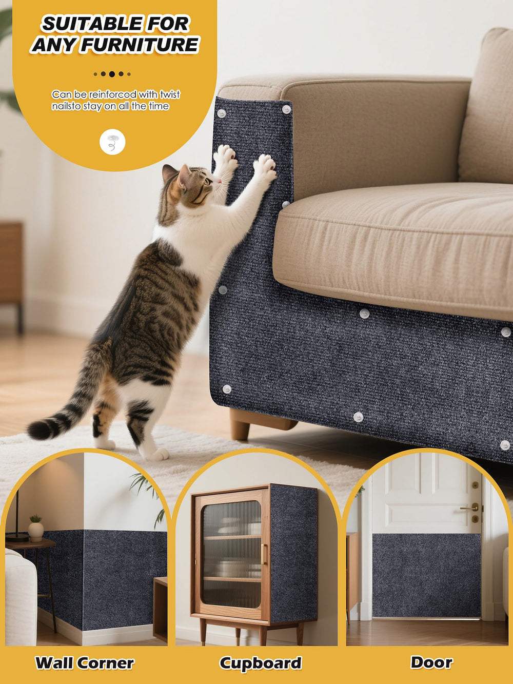 Minyii TLNNK protección de muebles, mantiene espacios limpios y ordenados.