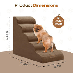 Escaleras Miorun con pasos suaves para mascotas