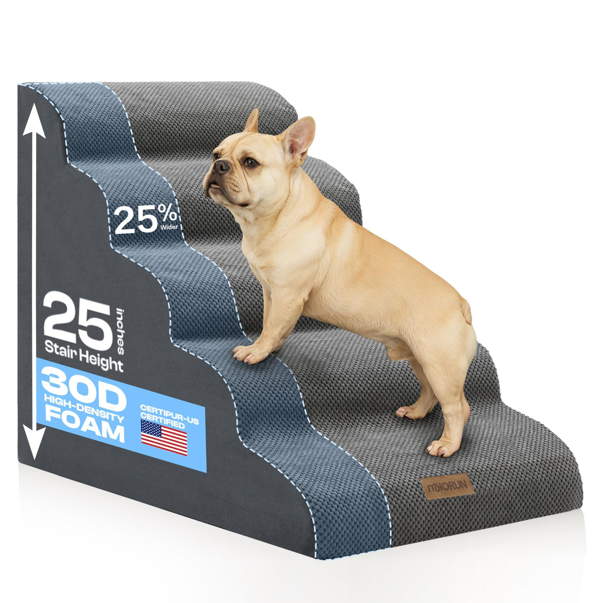 Escalones Miorun para perro grande con soporte de hasta 80 lb