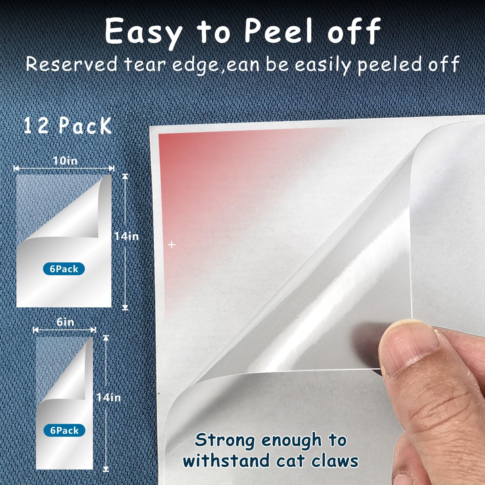 Mioule protector de sofá transparente mantiene la estética.