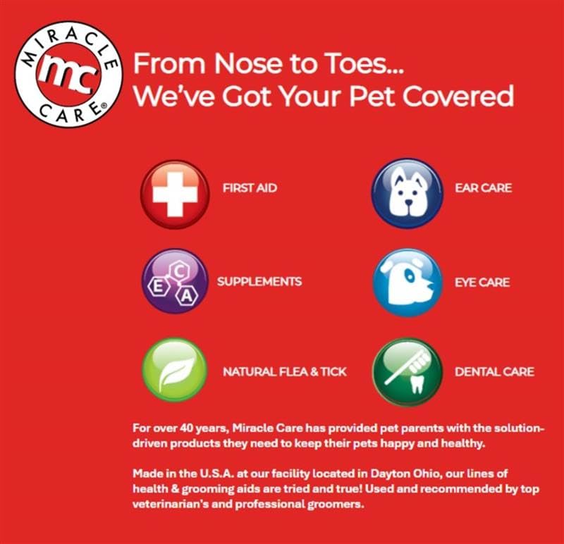Miracle Care Toallitas para manchas de lagrima, ideal para viajes con mascotas.