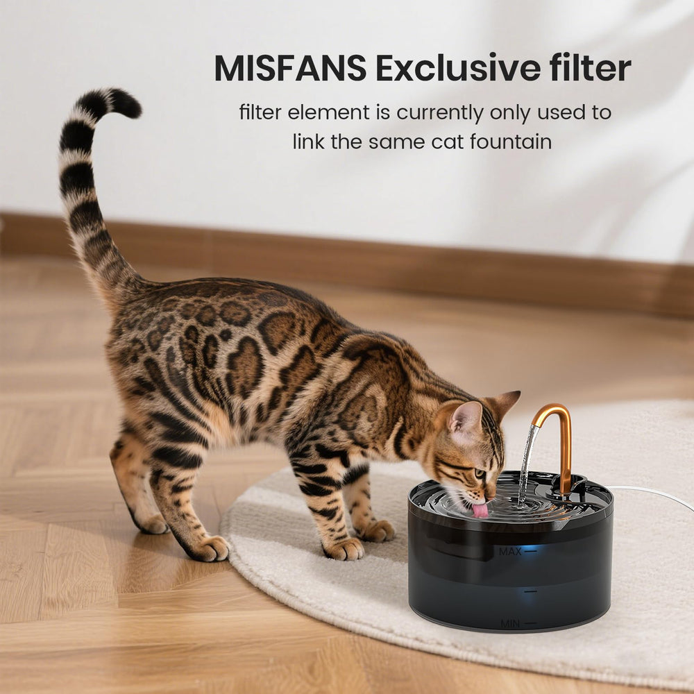 MISFANS paquete de filtros y esponjas, solución completa para la fuente de gatos