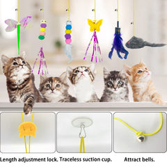 Mitubati Pack 6 Juguetes, diversión continua para varios gatos