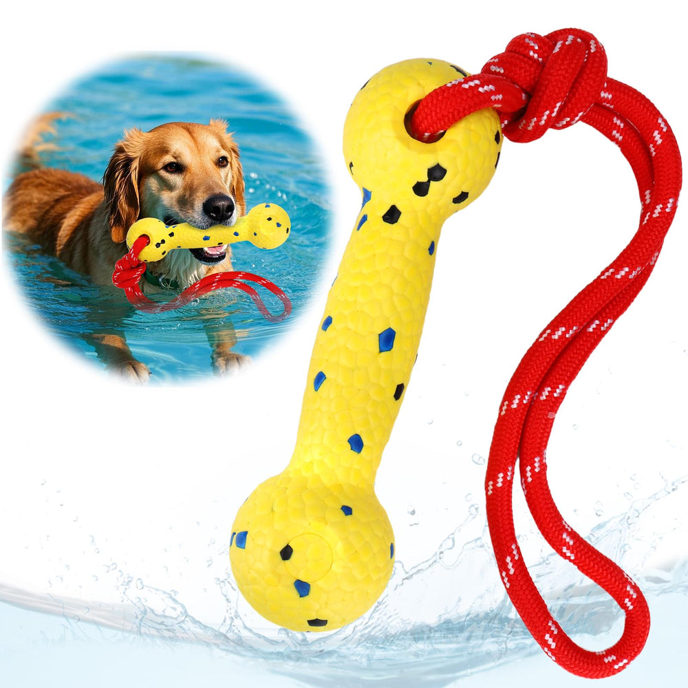 Mity Rain Juguete flotante para perro, bumper, facilita nadar y atrapar en la piscina.