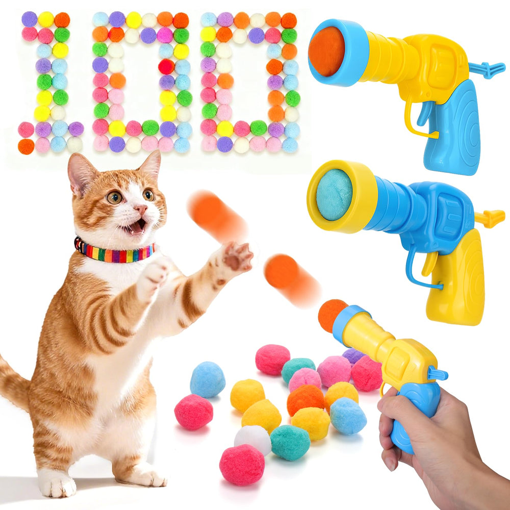 Lanzadores de bolas para gatos de Mity Rain: juego interactivo para varios felinos.