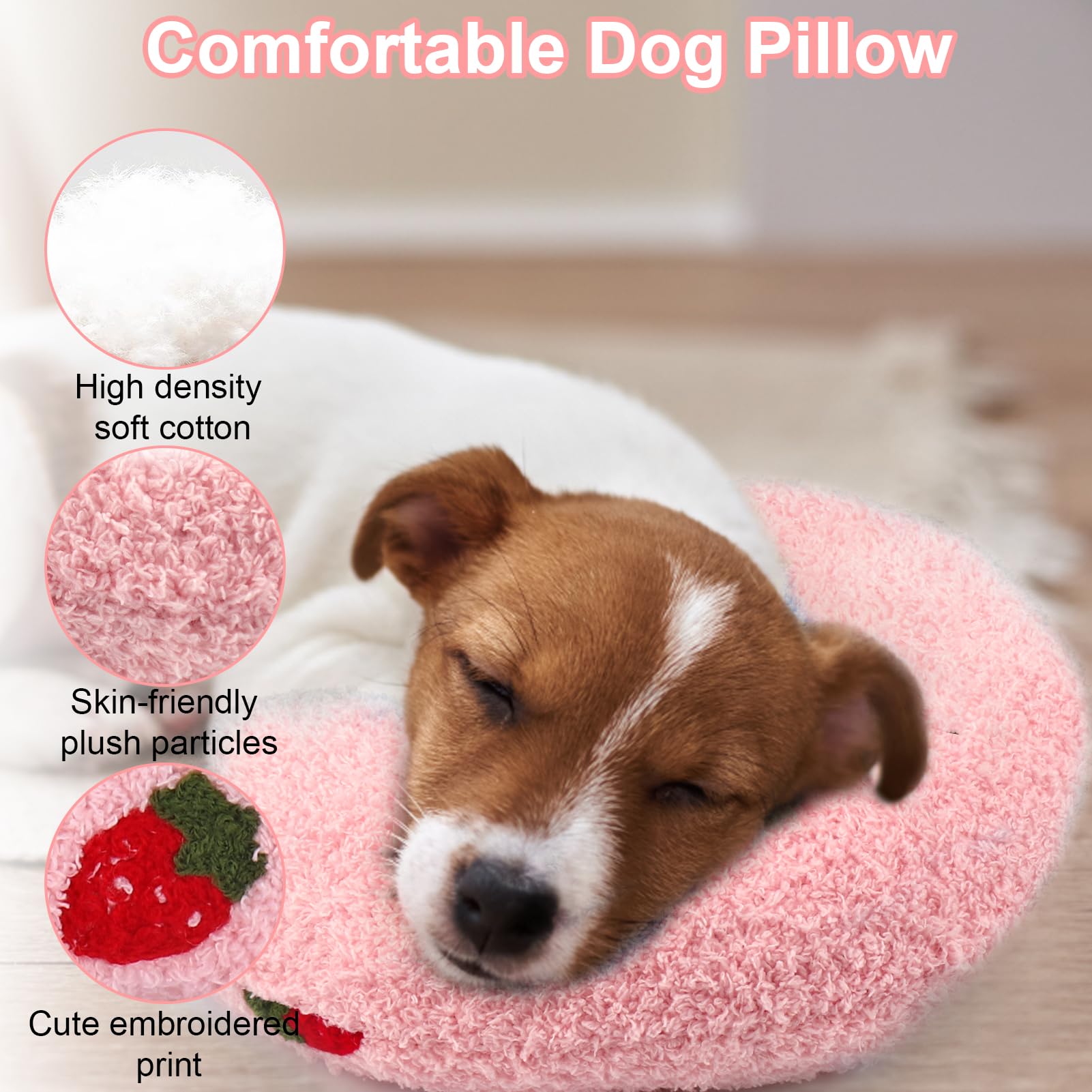 Perro durmiendo con la almohada Mity Rain, crea un nido acogedor