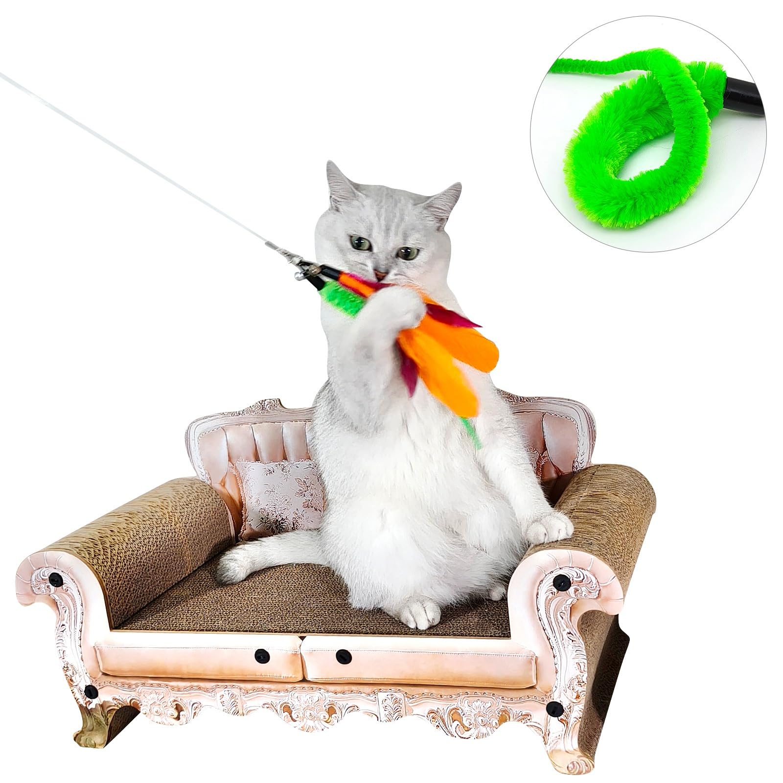 Miwoowim accesorios diversos para enriquecer el juego felino.