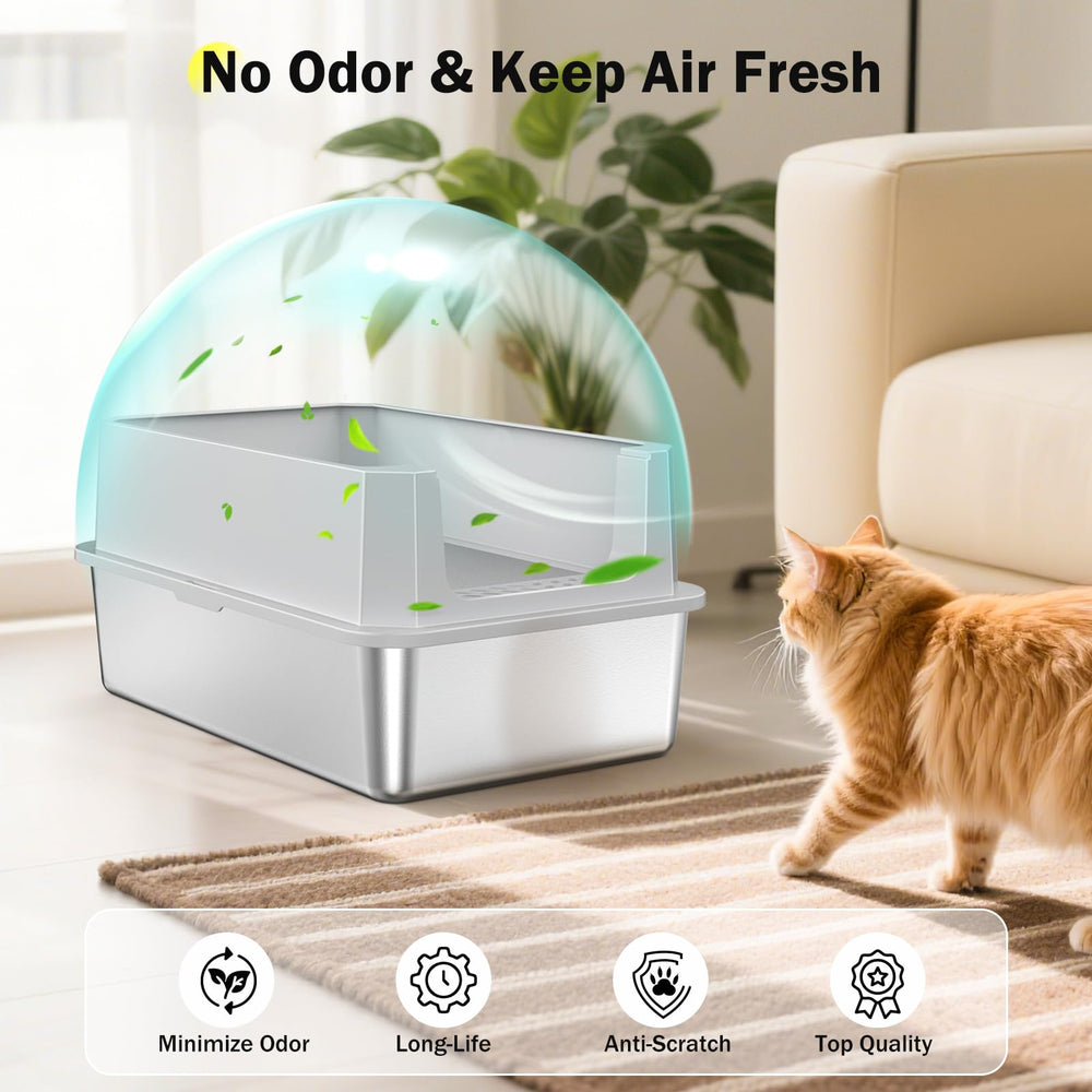 MixJOY interior de acero inoxidable facilita la limpieza y previene olores.