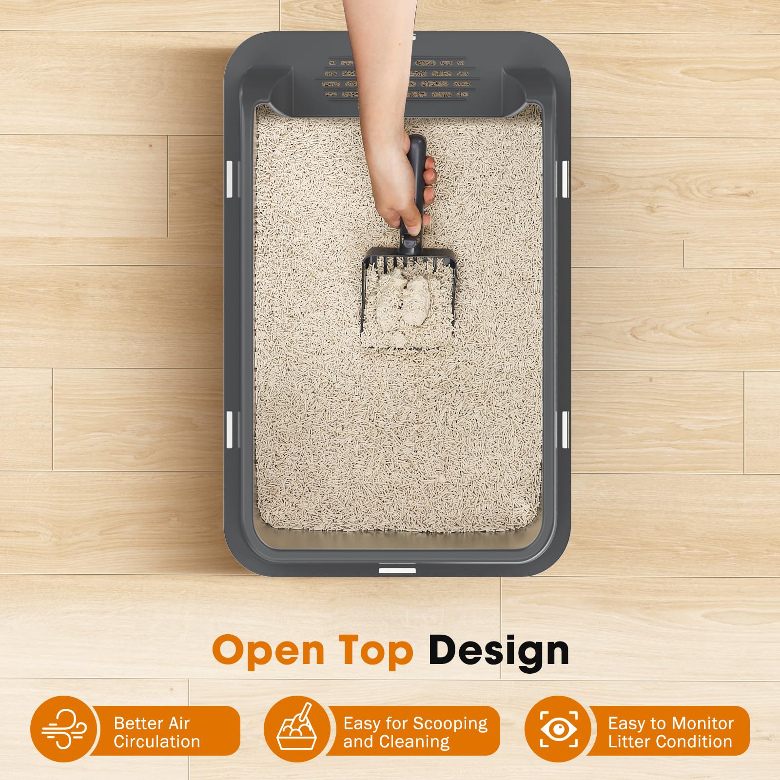 MIXJOY: borde alto para reducir derrames y filtración de orina.