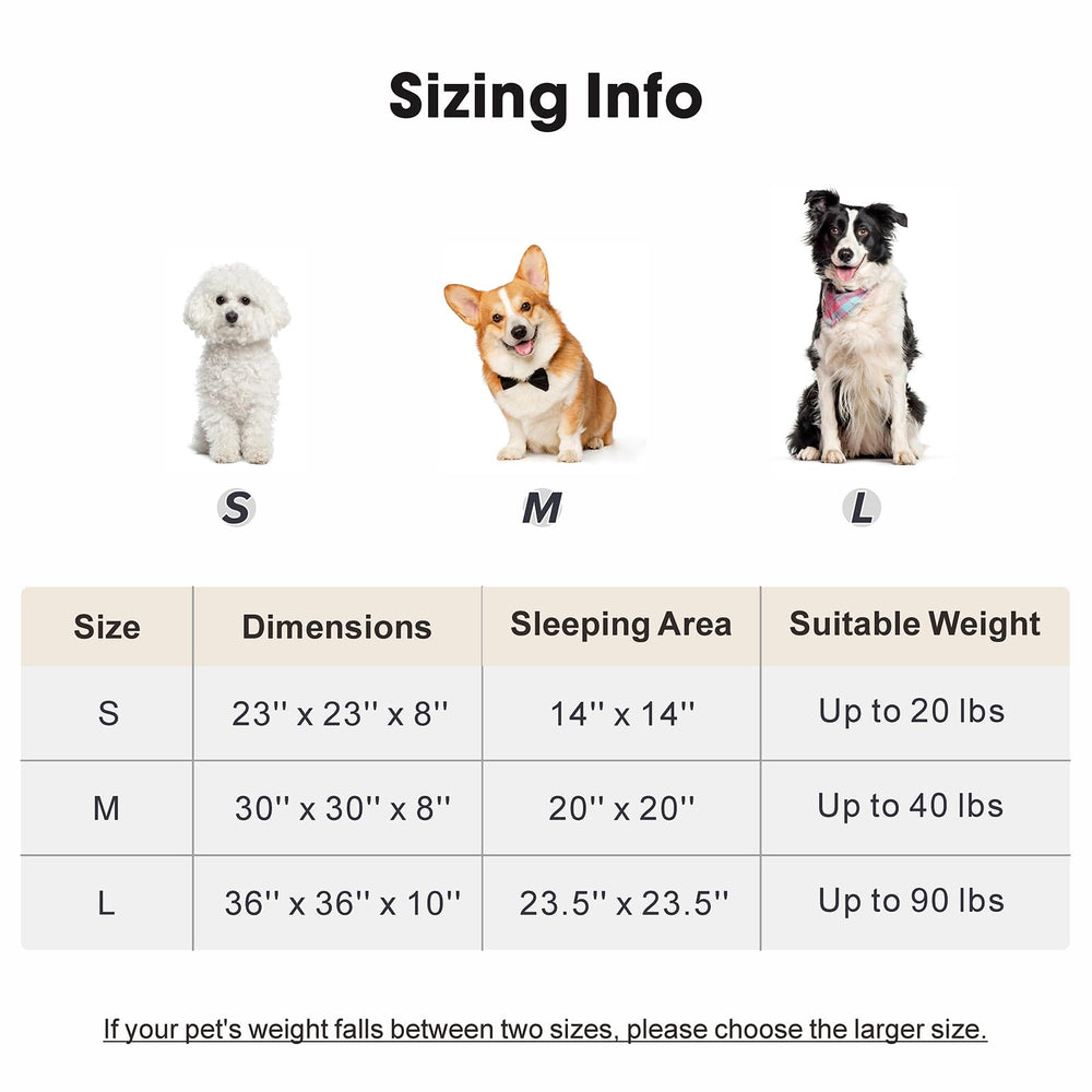 Tamaños MIXJOY: pequeño, mediano y grande para mascotas.