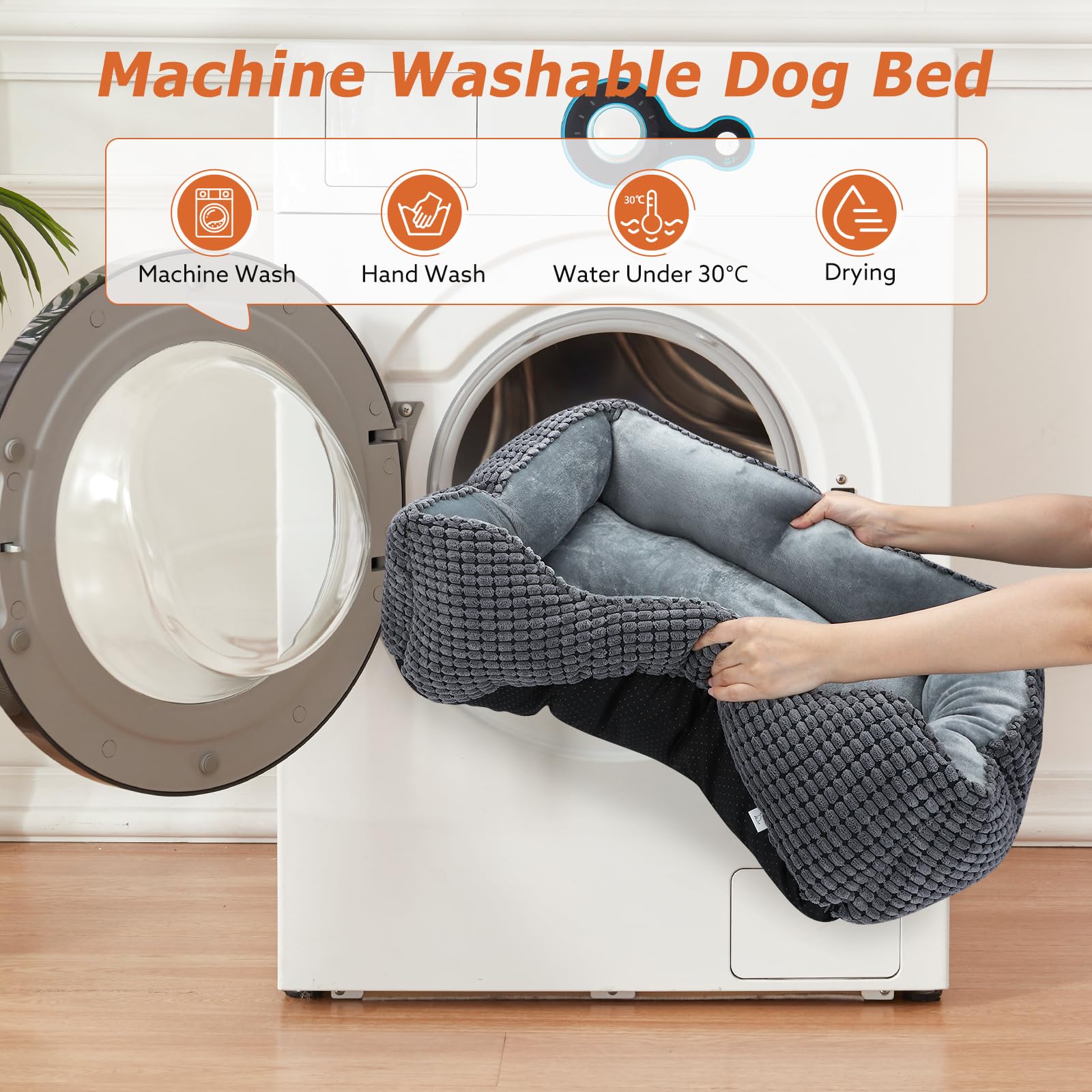 MIXJOY cama-perro empaque-al-vacio, entrega compacta para uso inmediato.