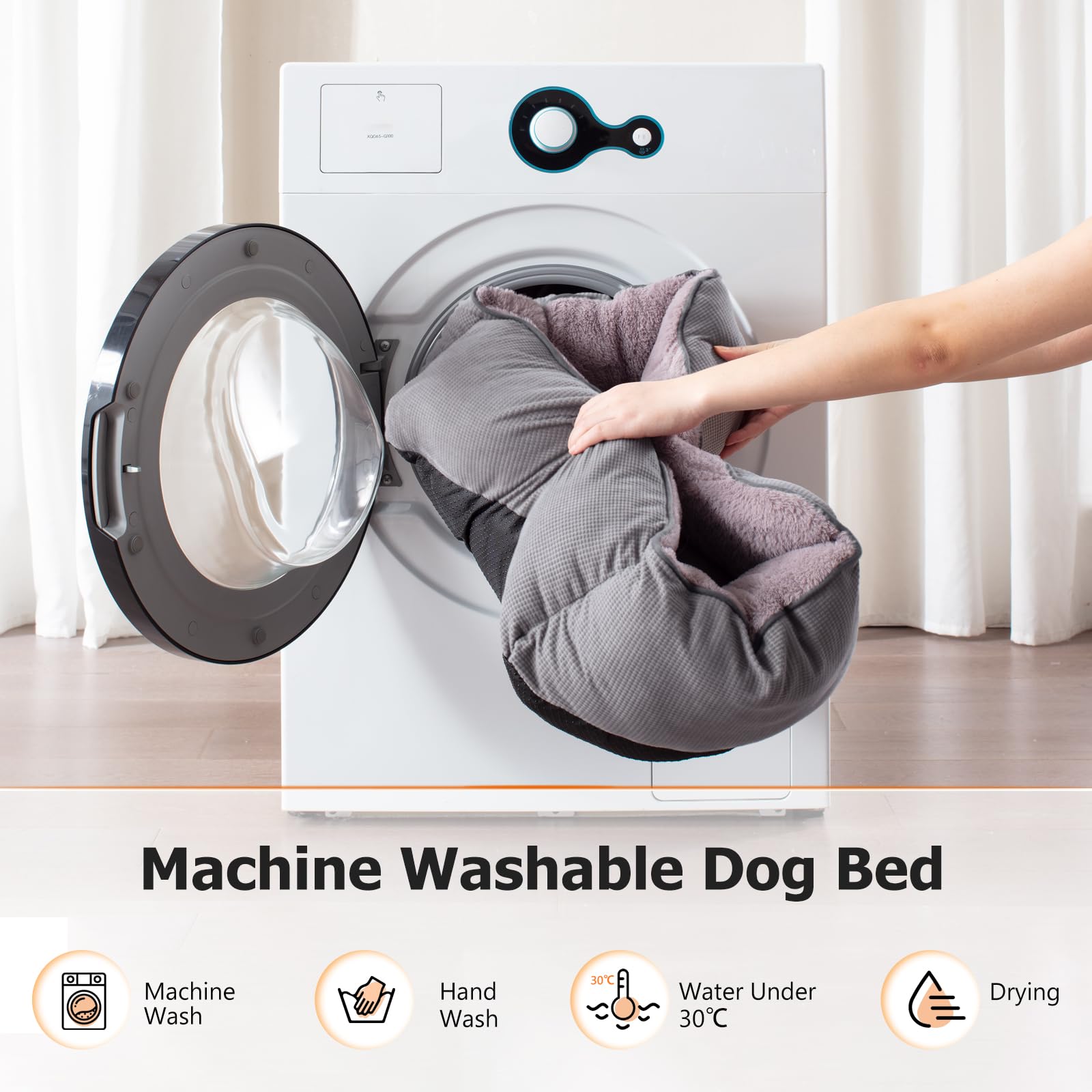 MIXJOY cama, relleno suave que abraza a la mascota