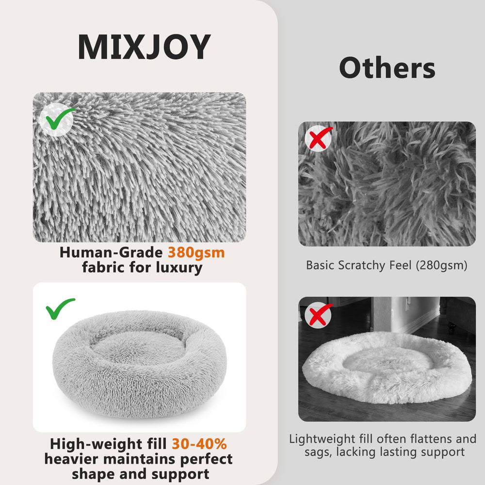 MIXJOY tamaño 23x23 pulgadas, ideal para gatos o perros pequeños.