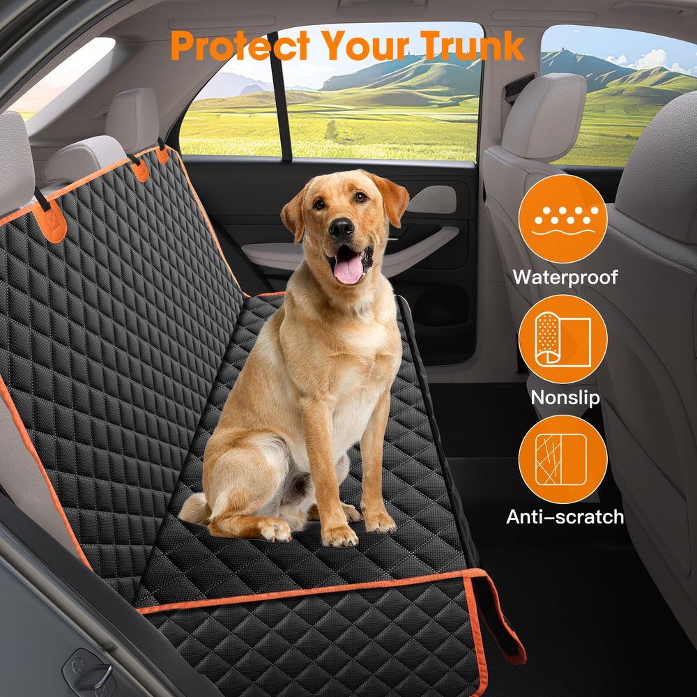 MIXJOY waterproof truck seat cover cleans easily after spills and fur