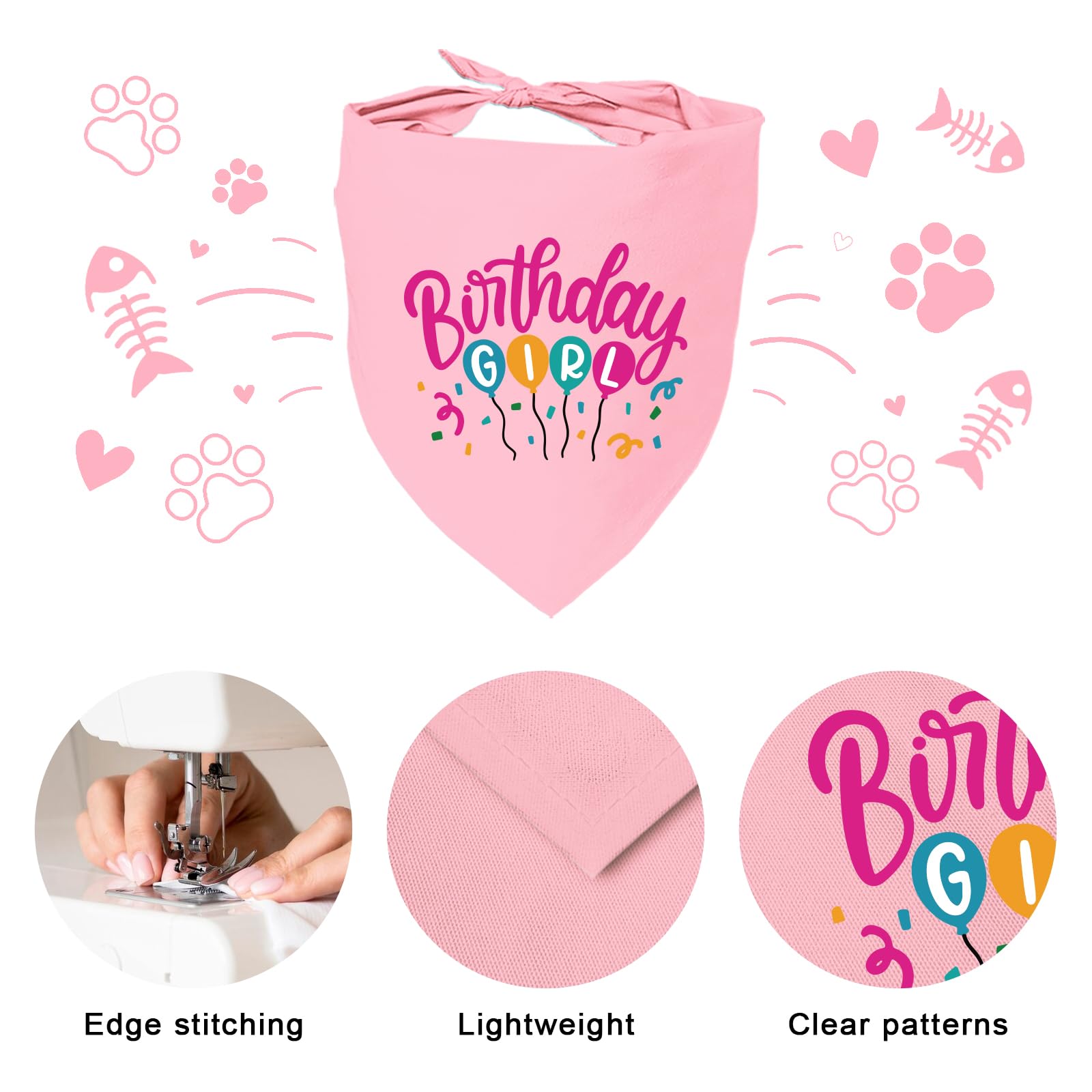 Pancarta Mixrowa para cumpleaños de gatos, decorativa y festiva