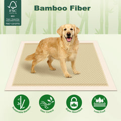 MIZOK almohadillas de bambú, control natural de olores para entrenamiento