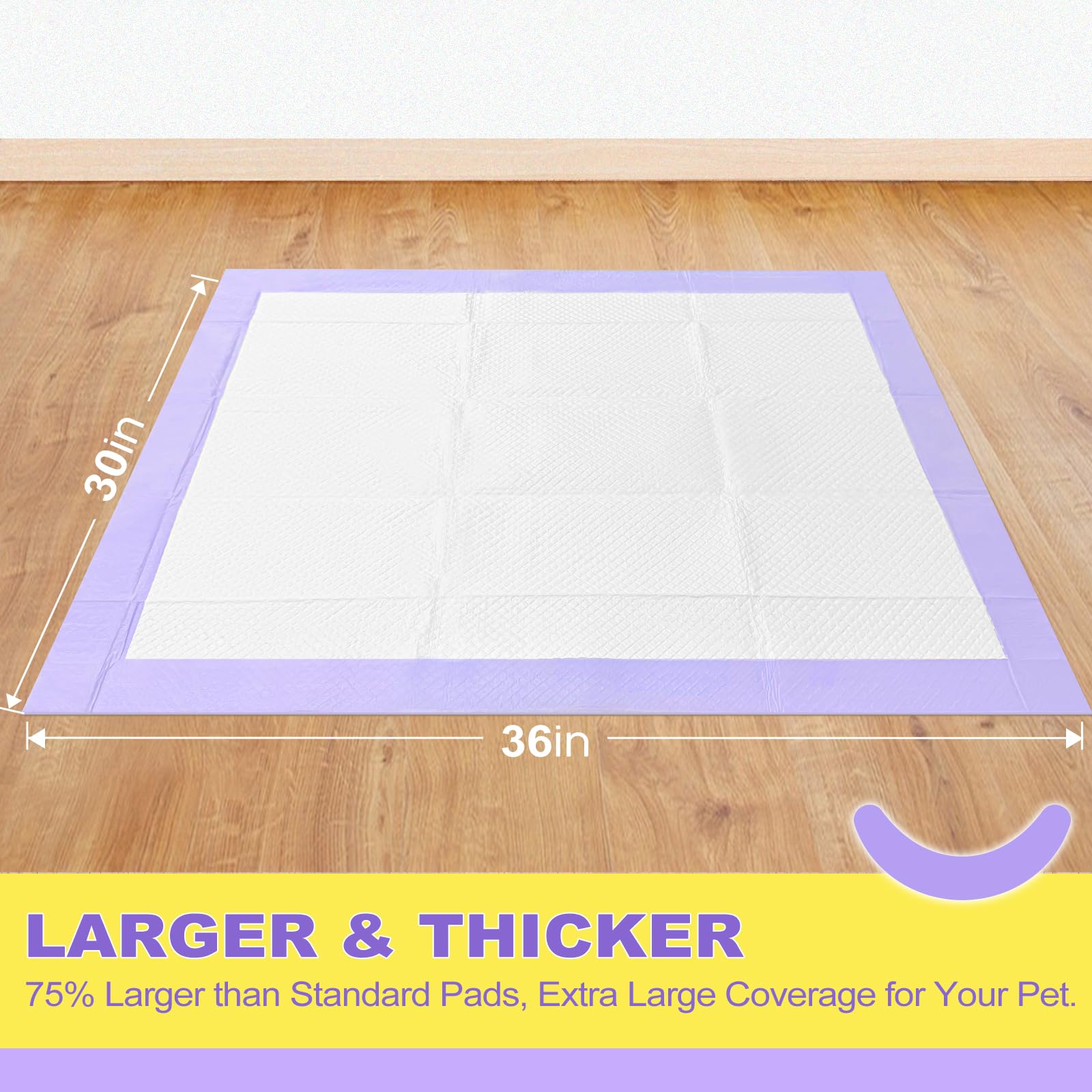 Mizok almohadillas para perros con absorción de 10 tazas para mayor protección.