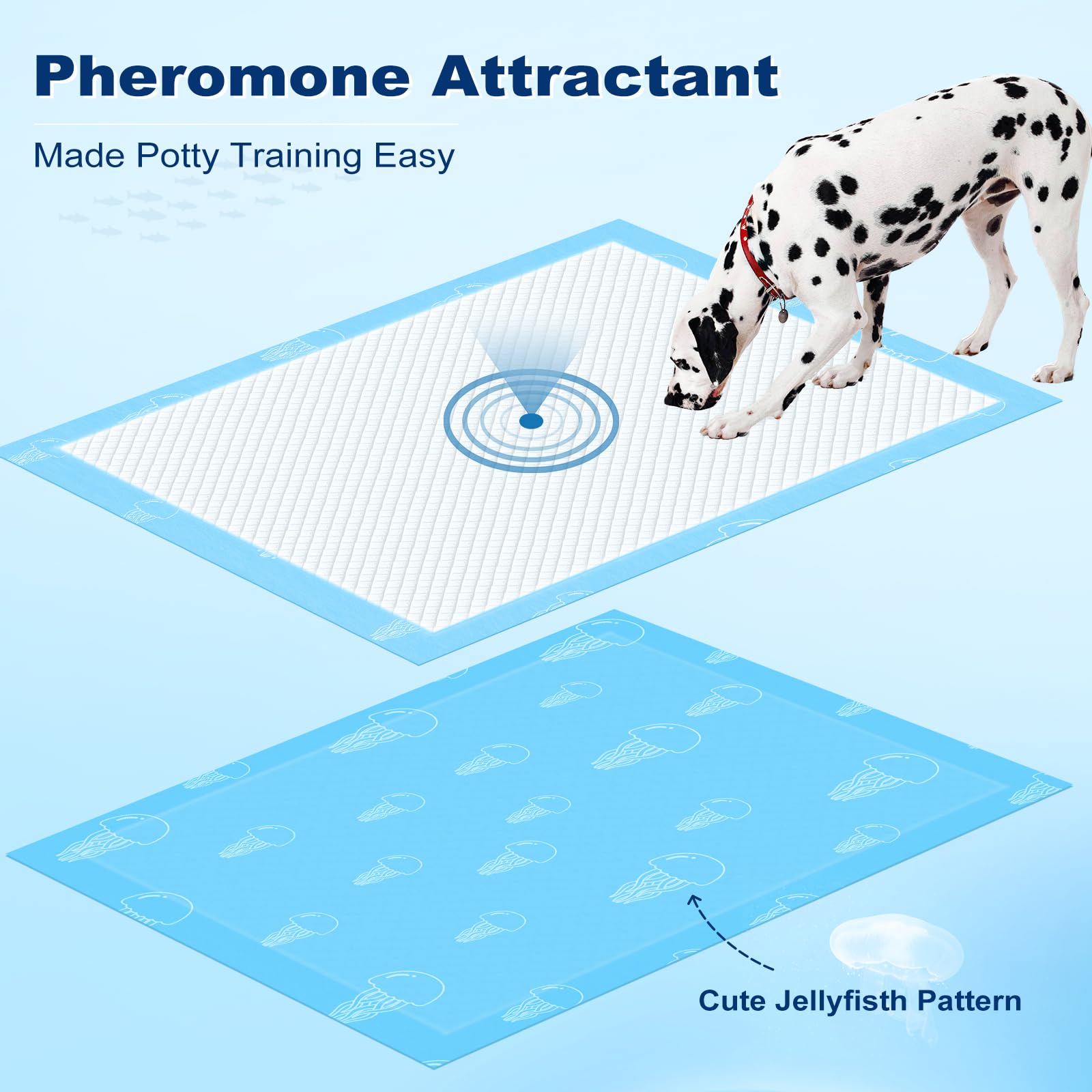 MIZOK pads de entrenamiento para perros con tiras adhesivas para fijar en su lugar