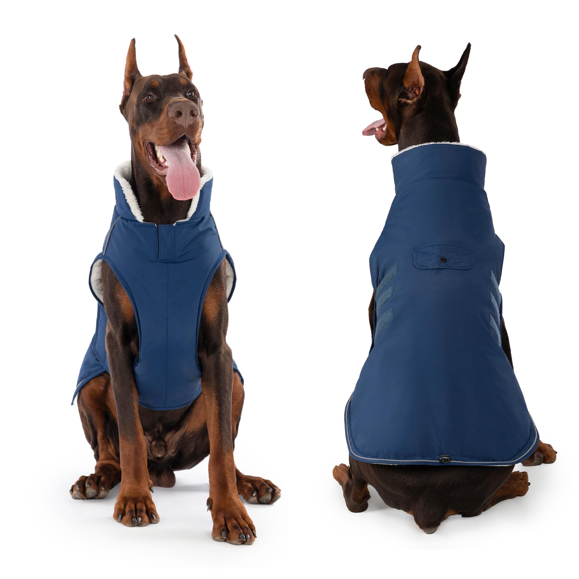 Mklhgty chaqueta con portal de correa para paseos.