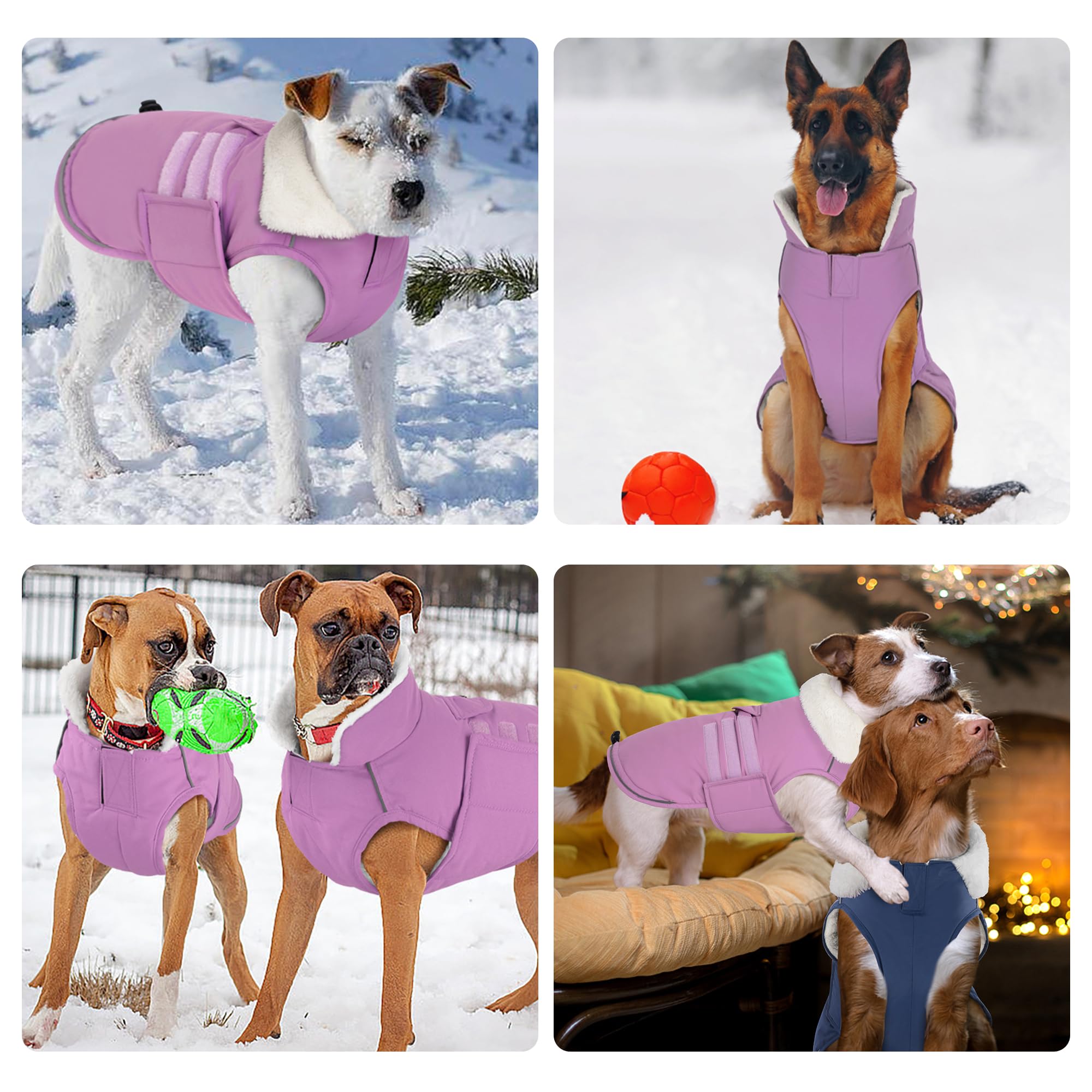 Mklhgty Extrawarm perro capa-ajuste-cuerpo se adapta a diferentes razas