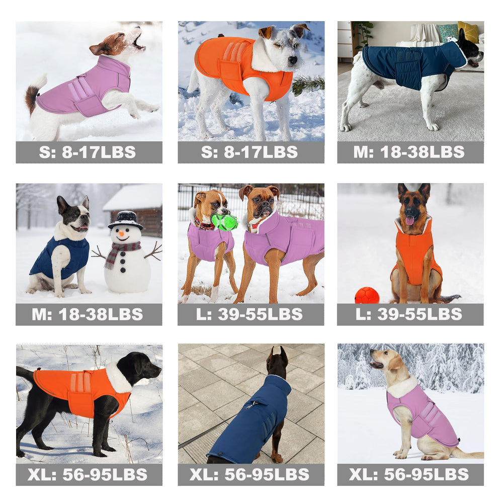Mklhgty Extrawarm perro capa-impermeable mantiene a tu mascota seca frente a la nieve