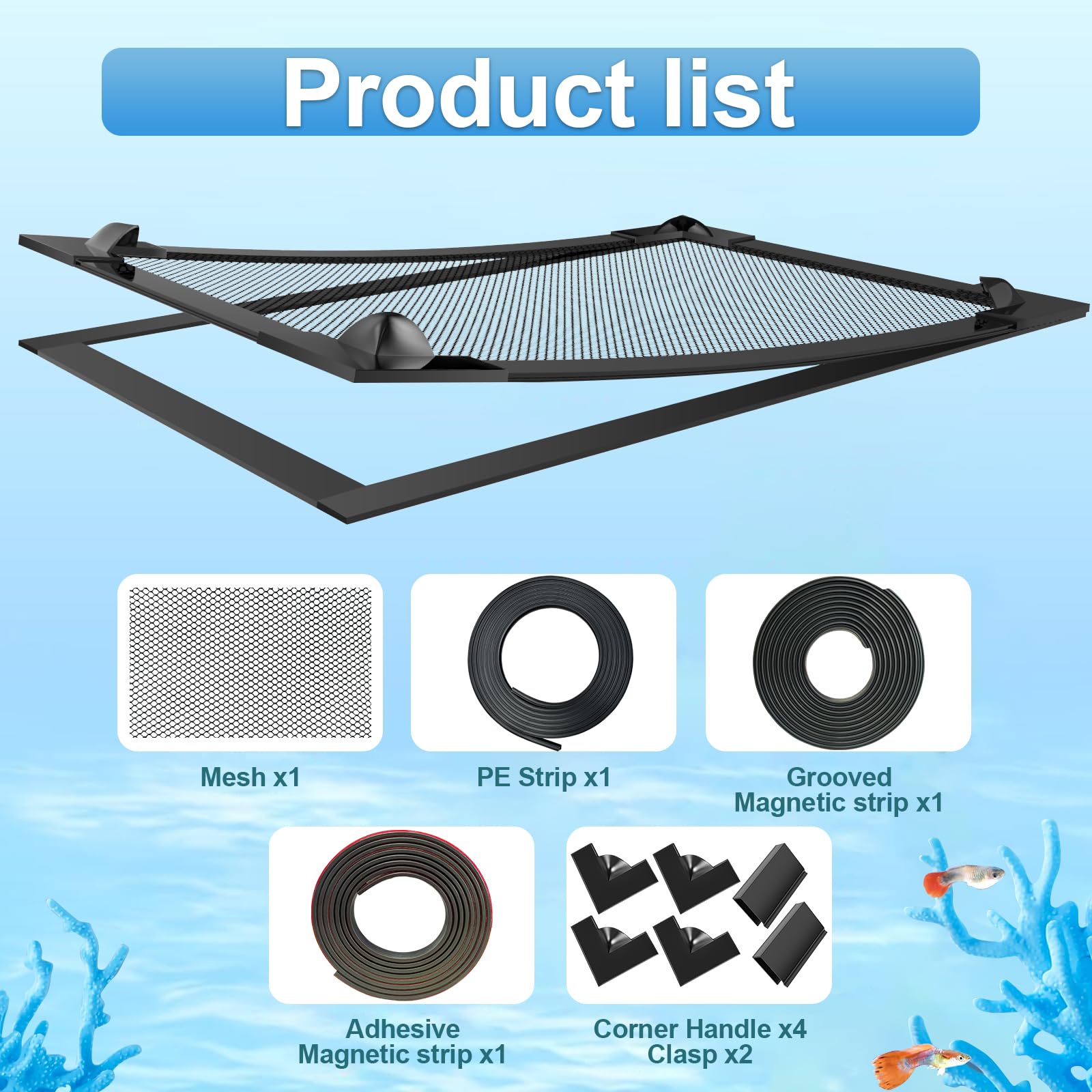 Conjunto de accesorios de tapa para acuario MLEJU.