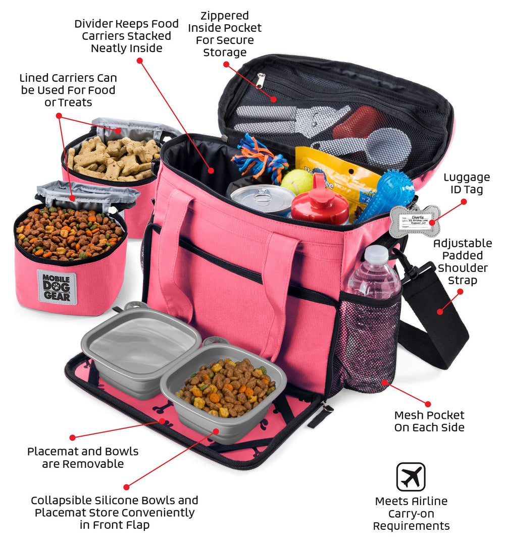 Mobile Dog Gear divisor para portacontenedores de comida, mantiene todo en orden.