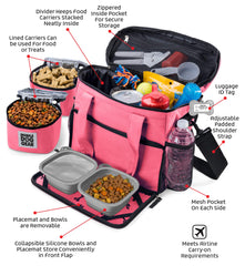 Mobile Dog Gear divisor para portacontenedores de comida, mantiene todo en orden.
