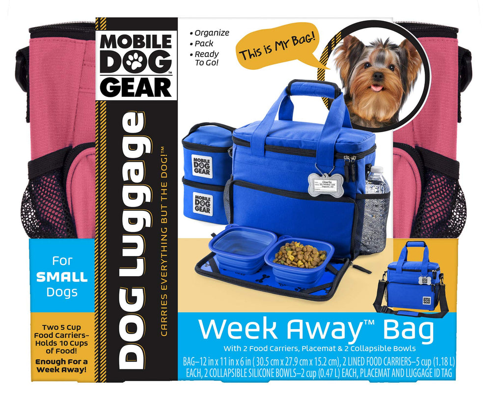 Mobile Dog Gear mantel para comer, higiene y orden.