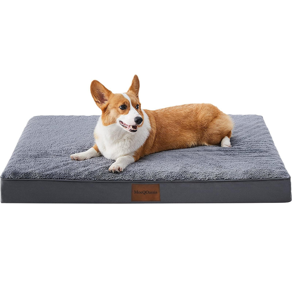 Cama MoeQOassis para perros grandes con espuma tipo huevo para soporte