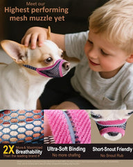 MoiiLavin bozal Chihuahua Yorkie Pom, protección sin irritación para hocico corto.