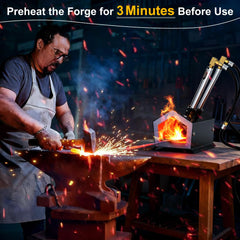 Molten Masters kit de seguridad con protecciones para trabajos de metal.