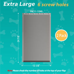 MOLYLY tapa de puerta flexible, durable y suave al tacto para perros