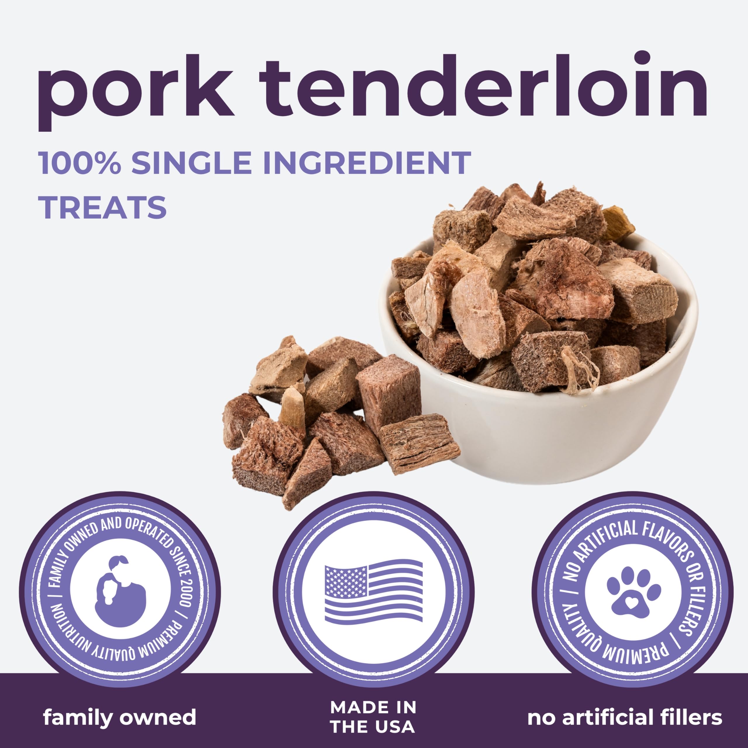 Momentum Carnivore Nutrition sin gluten cerdo liofilizado: nutrición limpia para mascotas sensibles