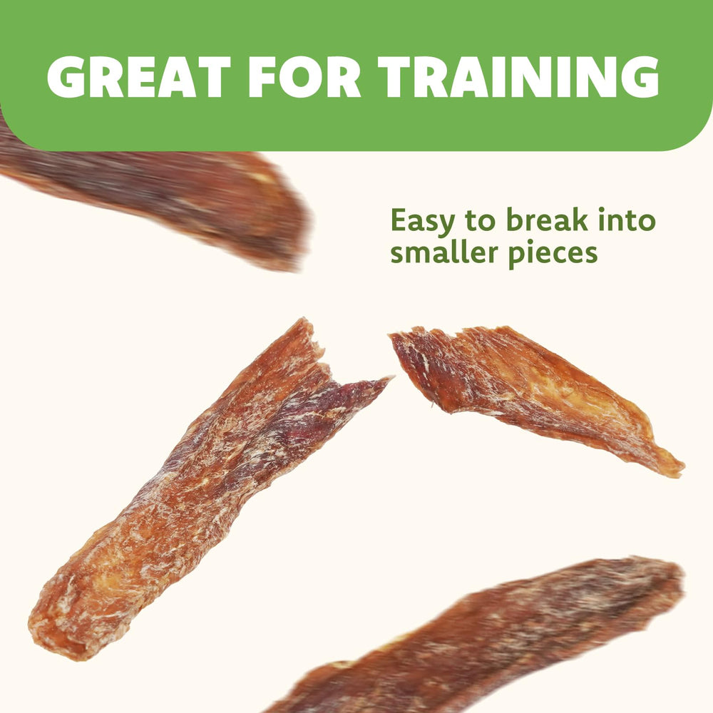 MON2SUN Duck Jerky: tiras fáciles de partir para entrenamiento.