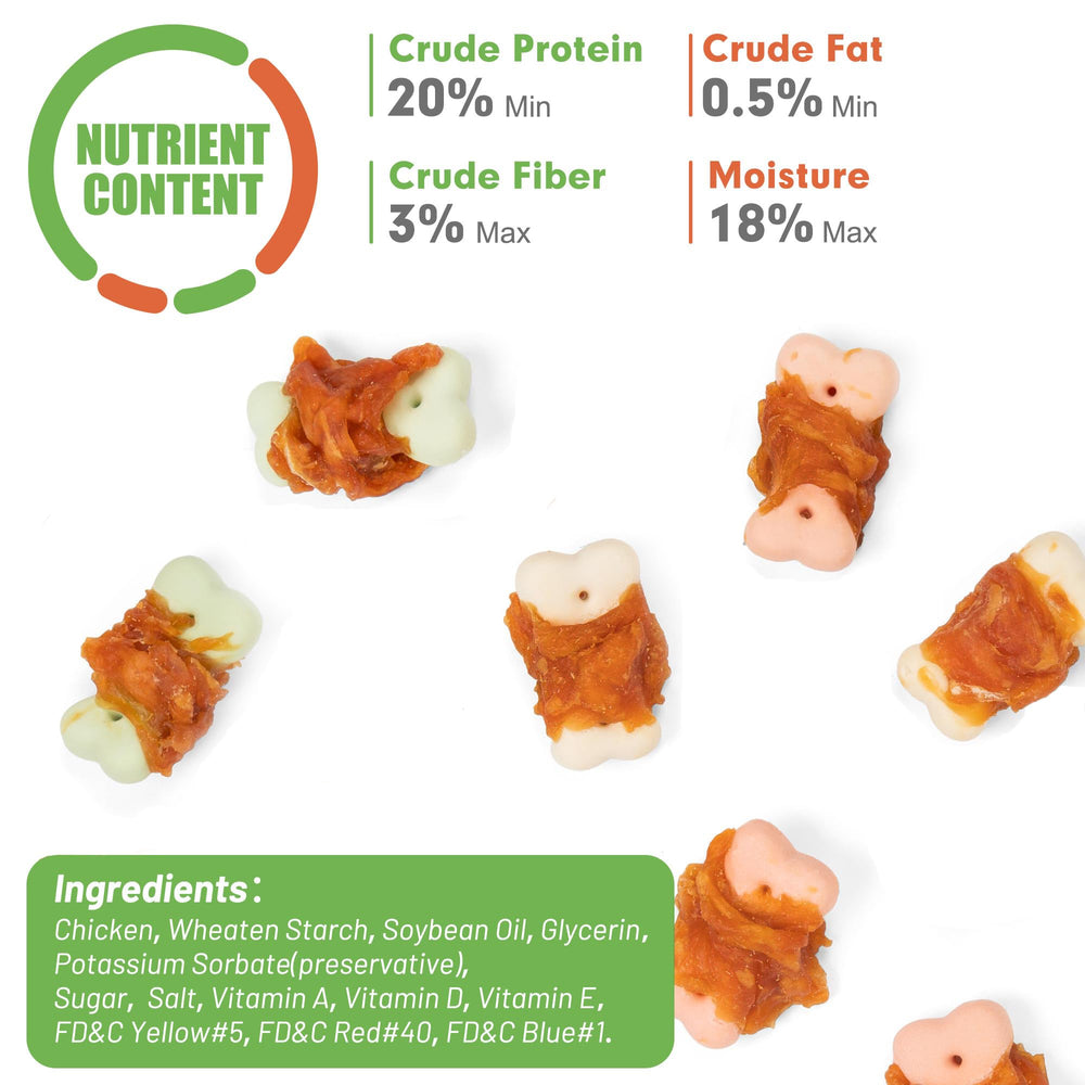 MON2SUN galletas de pollo con vitaminas para ojos y pelaje saludable