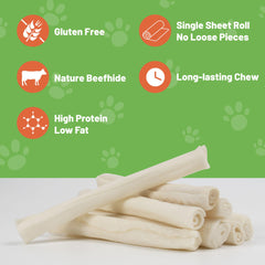 MON2SUN Hueso crudo natural sin colorantes, snack sabroso para perros pequeños