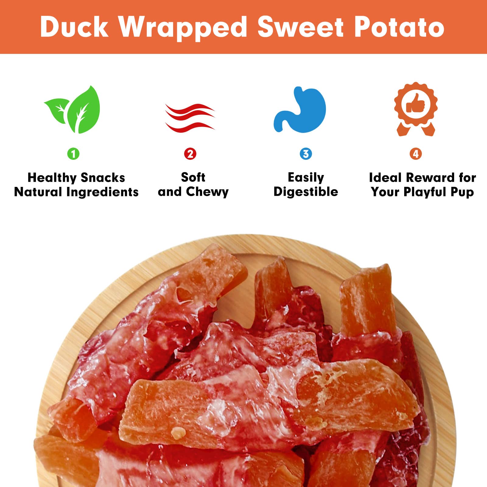 MON2SUN batata y pato, ingredientes naturales para una opción equilibrada.