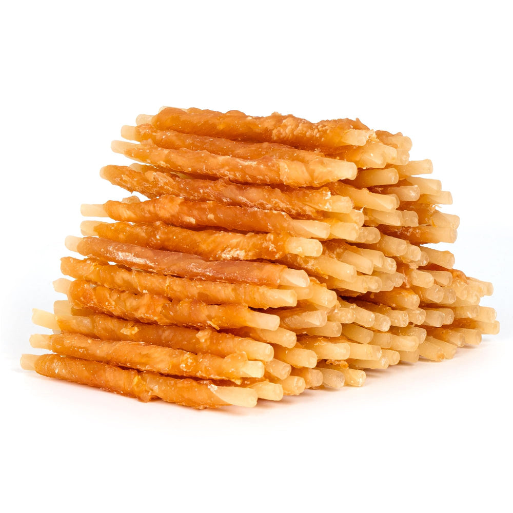 MON2SUN palitos bacalao envueltos en pollo para perros pequeños, snack sabroso