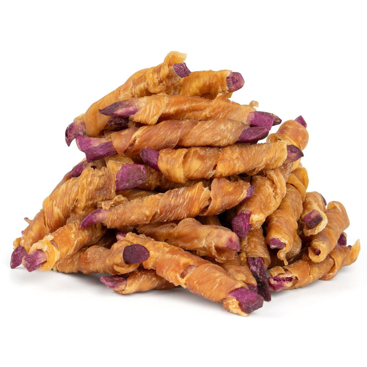 MON2SUN pollo envuelto en batata morada, premio sabroso para entrenamiento diario